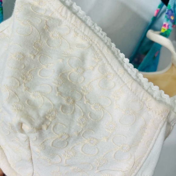 NWT Vintage 80s 90s 1 Pc Floral Swimsuit Size 16 Built In Underwire Bra PushUp - Picture 8 of 10